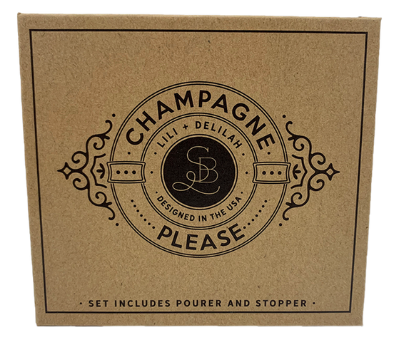 Champagne Pourer and Stopper Box Set