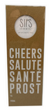 SALE SAVE 20% Beverage Bottle Tags Cheers Set of 6 Regular Price $3.99