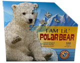 I AM™ LiL POLAR BEAR Animal-Shaped Jigsaw Puzzle 100 Pieces