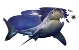 I AM™ LiL SHARK Animal-Shaped Jigsaw Puzzle 100 Pieces