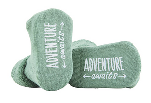 Adventure Awaits Baby Socks 3-12 Months